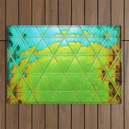 Triangle Glass Tiles 112 Outdoor Rug