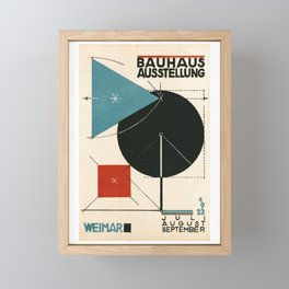 Bauhaus Ausstellung - Exhibition poster 1923 Weinar Framed Mini Art Print