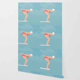 Pool Diver Wallpaper
