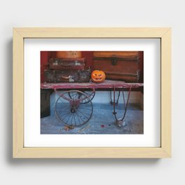 Vintage Halloween Recessed Framed Print