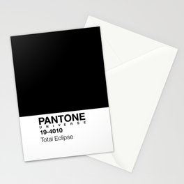 Pantone Universe Total Eclipse Print Stationery Cards