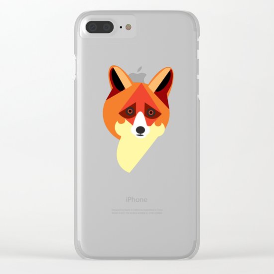 Zorro/Fox Clear iPhone Case