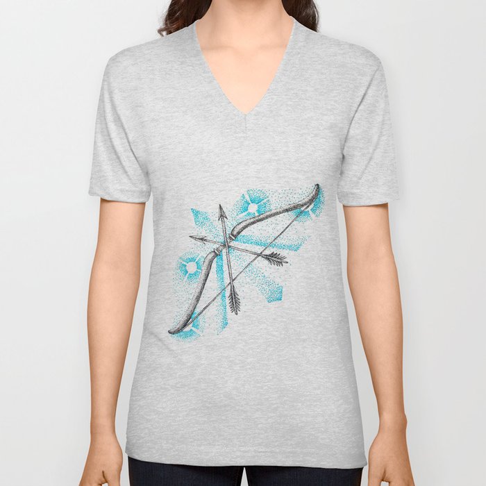 ink bow & arrows V Neck T Shirt