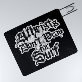 Atheists Don't Pray for Surf Picnic Blanket