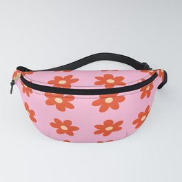 Pink and red desi flowers pattern Fanny Pack