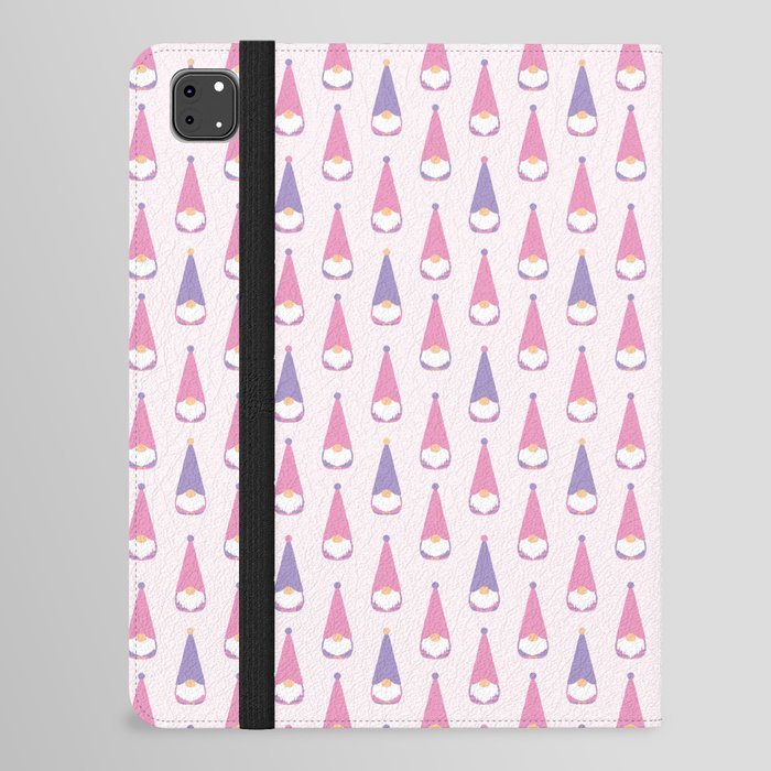 Gnomes Polka dot pattern. Digital Illustration background iPad Folio Case