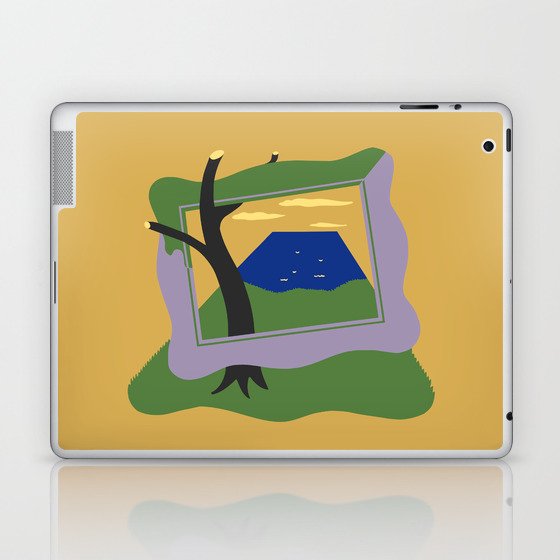  Retro art exposition Laptop & iPad Skin