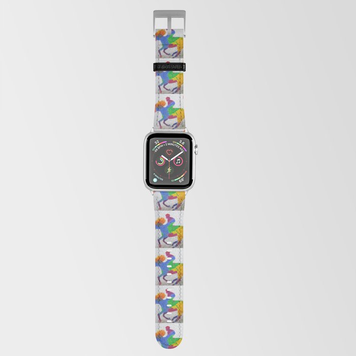 Colorful Horse and Rider Pop Y2K  Apple Watch Band
