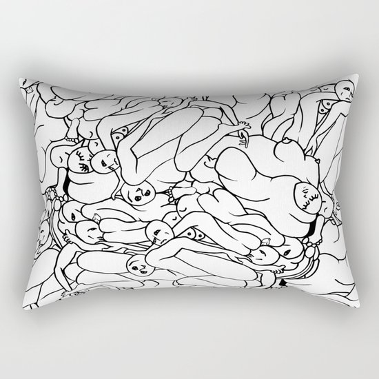 Fifty shades of Love (Light) Rectangular Pillow