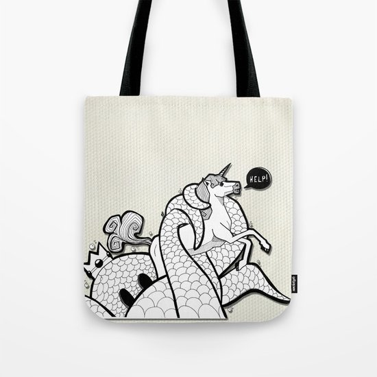 I hate Unicorn Tote Bag