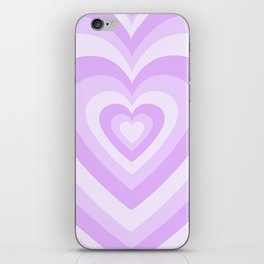 Y2K hearts Purple iPhone Skin