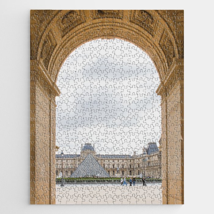 The Louvre Framed - Paris Photography Jigsaw Puzzle