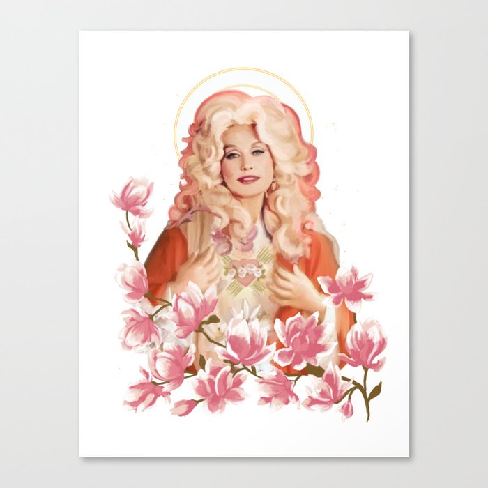 Dolly Patron Saint Canvas Print