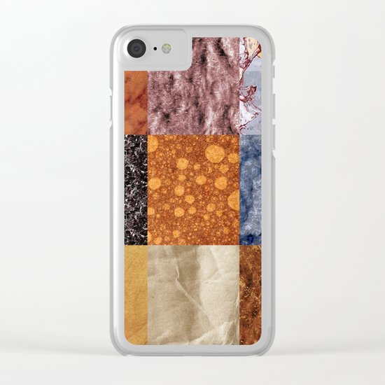 Abstract #473 Clear iPhone Case