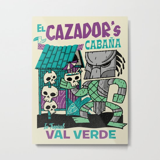 El Cazador's Cabana (open edition) Metal Print