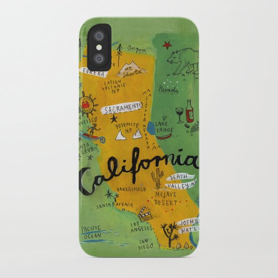 Postcard from California iPhone Case
