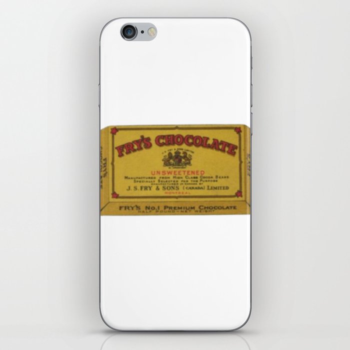 Fry's Vintage Chocolate Block Unsweetened iPhone Skin