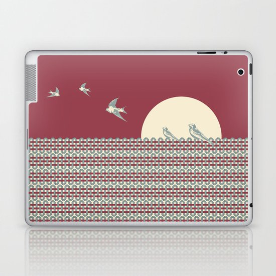 One morning, on a fence Laptop & iPad Skin