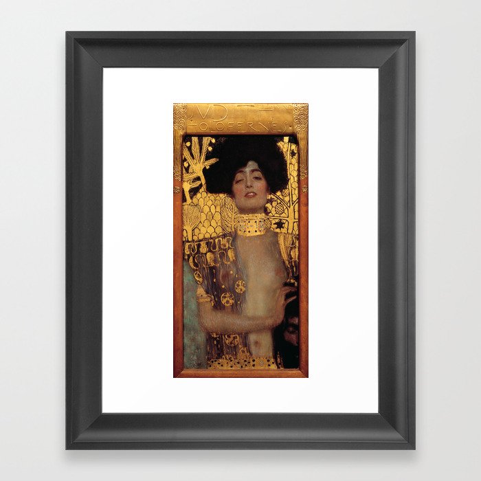 Judith et Holopherne by Gustav Klimt Framed Art Print