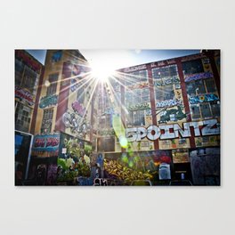 5 Pointz Graffiti Warehouse Canvas Print