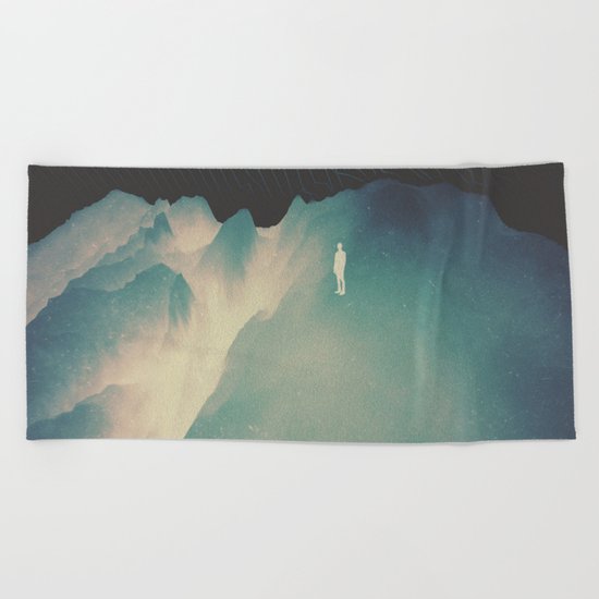 Falling Beach Towel