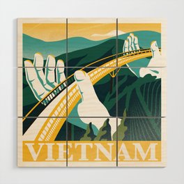 Travel Poster - Da Nang Wood Wall Art