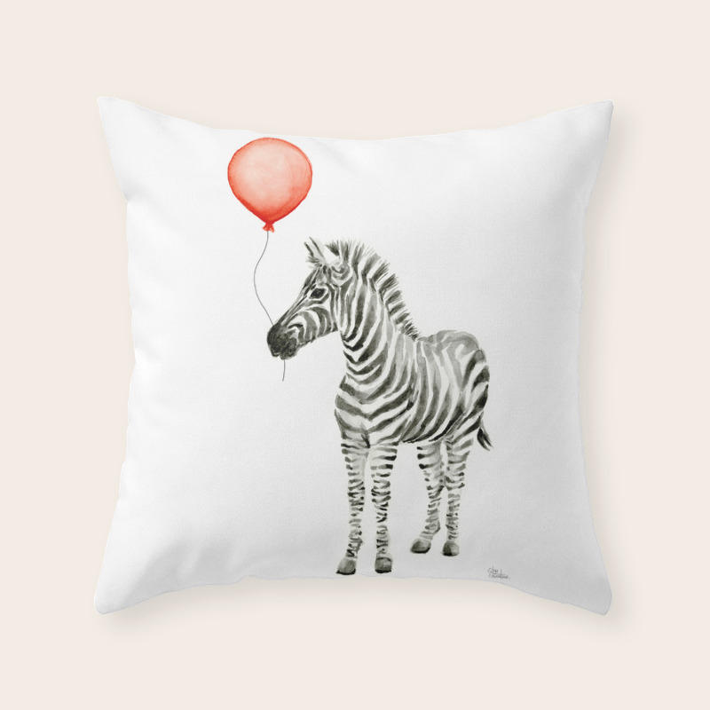 zebra pillow baby