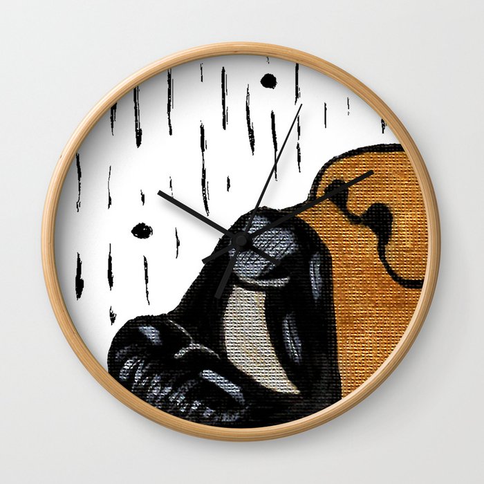 Open Mouth Wall Clock