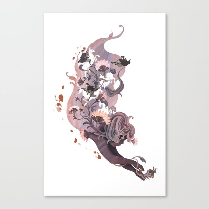 Luckless (Lavender) Canvas Print