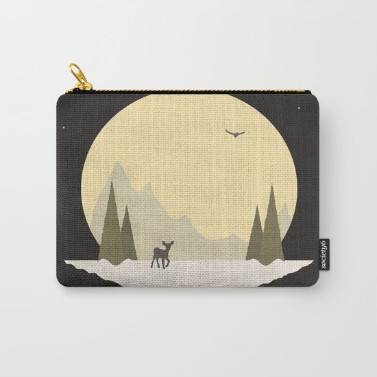 Wintertime (deer version) Carry-All Pouch