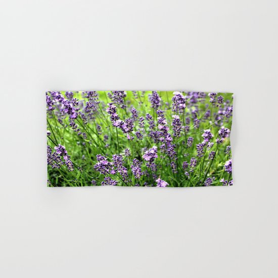 Lavender Plant Hand & Bath Towel