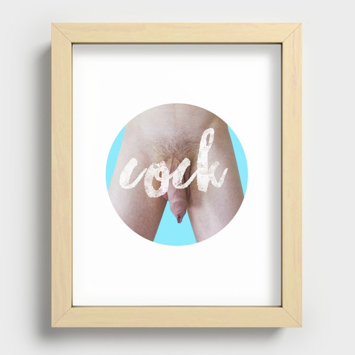 Cock Recessed Framed Print