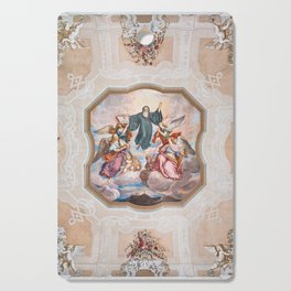 Ceiling Mural of St. Benedict's Hall  Cutting Board