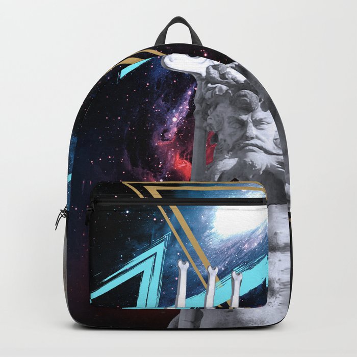 Ancient Gods and Planets: Pluto [synthwave/vaporwave/retrowave/cyberpunk] Backpack