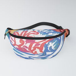 Two Hearts Hugging  Fanny Pack