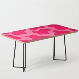 Cute Pink Cow Print Coffee Table