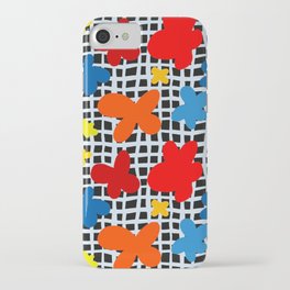 Small primary flowers iPhone Case