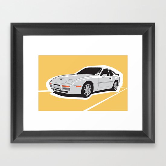 Turbo Driver Framed Art Print