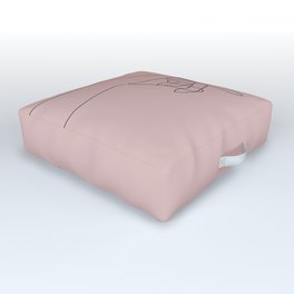 Blush Pinky Outdoor Floor Cushion