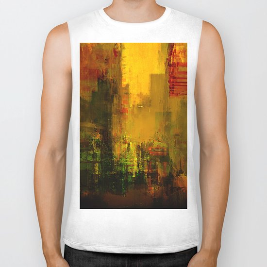 Yellow City Biker Tank