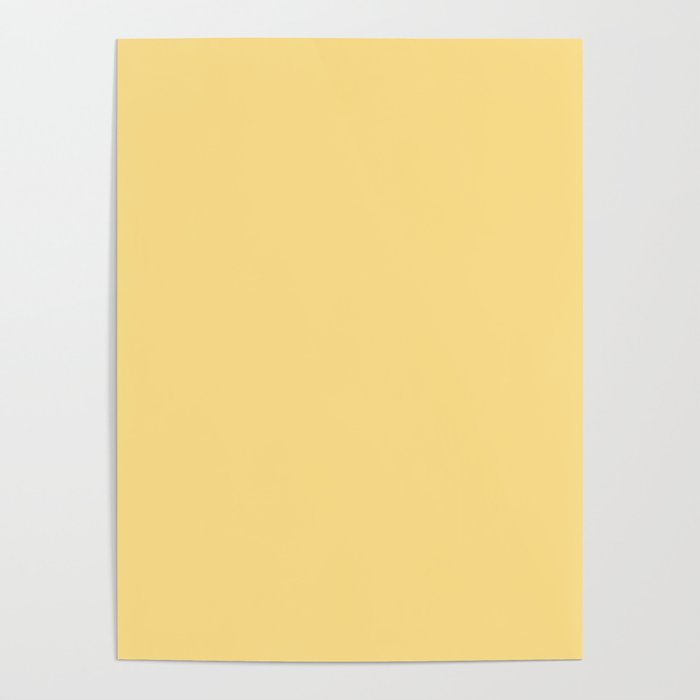 Daisy Silk Yellow Poster
