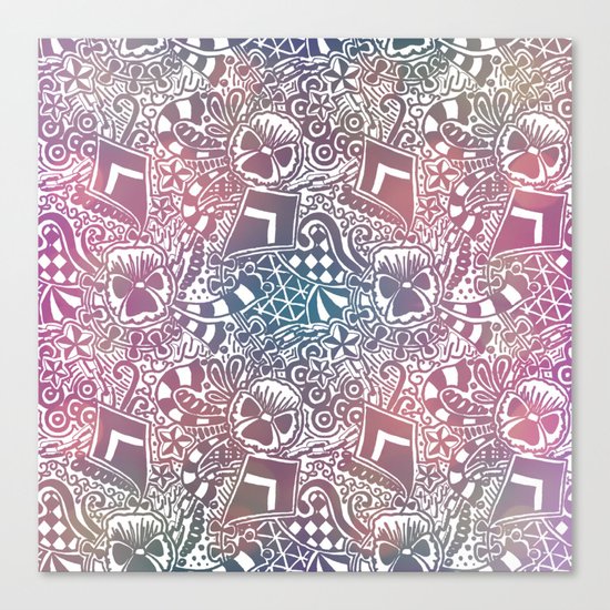 Theta Print-Pastel Canvas Print