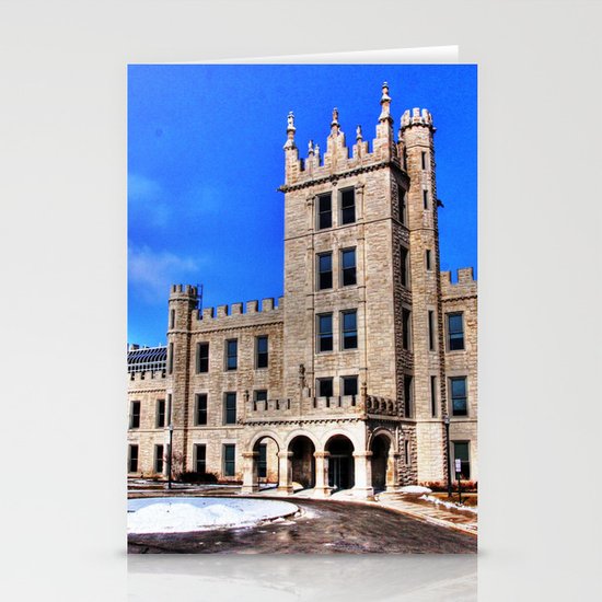 Northern Illinois University Castle - HDR Stationery Cards