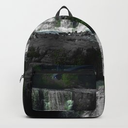 Waterfall Backpack | Gooseberryfalls, Waterfall, Digital Manipulation, Photo 