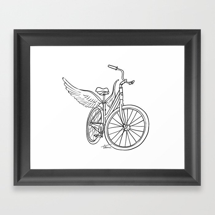 Dream Bike Framed Art Print
