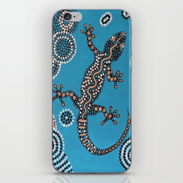 Aboriginal Art, gecko iPhone Skin