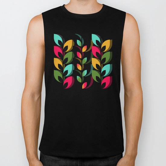 Joyful Plants III Biker Tank