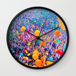 Send in the Clones, Balloon Drop NYE Wall Clock | Phish, Msg, Ballons, Nyc, Nye, Colorful, Photo, Music, Digital 