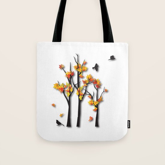 Autumn Trees Tote Bag