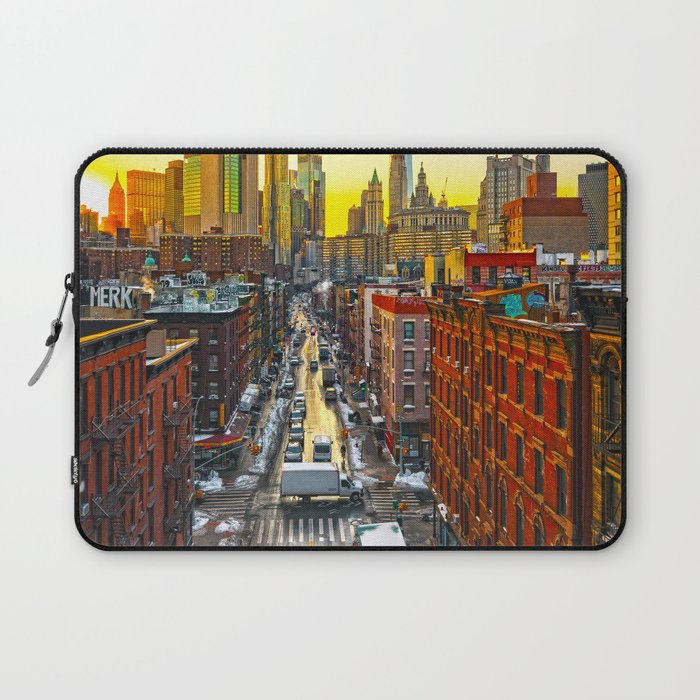 New York City Sunset | Travel Photography Minimalism | NYC Laptop Sleeve